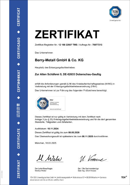 Zertifikat
